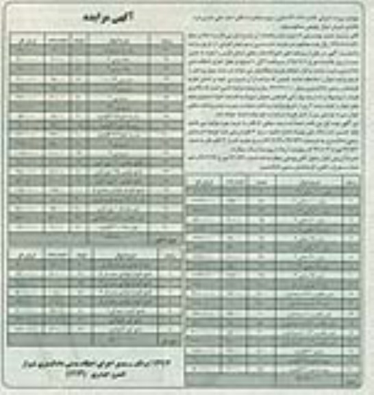 مزایده,مزایده فروش رایزر و شیر و مغزی و ...