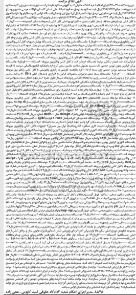 مزایده, مزایده برق این واحد از یک دستگاه ترانس بقدرت 50 کیلووات ....