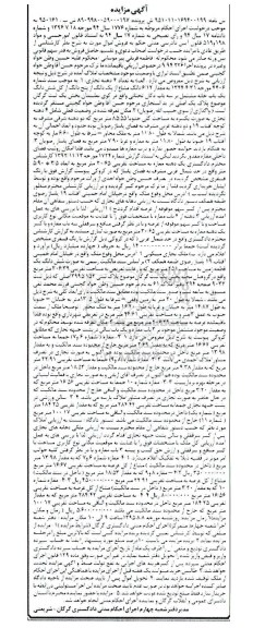 مزایده,مزایده املاک شامل مغازه