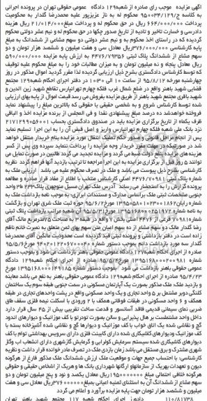مزایده,مزایده پلاک ثبتی مساحت هفتاد و پنج متر 