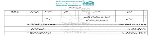 استعلام , استعلام  سیم لاکی