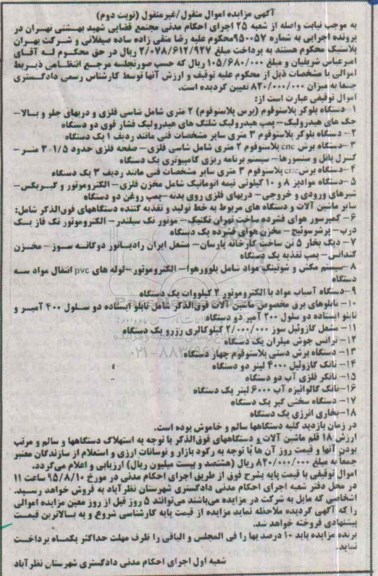 مزایده دستگاه بلوکر پلاستوفوم 2 متری  ...