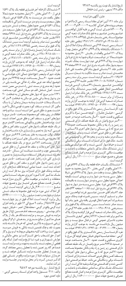 مزایده,مزایده ششدانگ دو باب خانه و کارخانه آجر فشاری