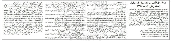 مزایده,مزایده ششدانگ پلاک ثبتی بخش یک قم