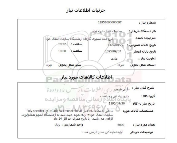 استعلام , استعلام آنتی هیومن 