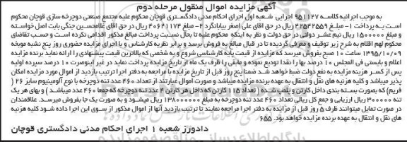 آگهی مزایده , مزایده فروش 460 عدد تنه دوچرخه با نوع آلومینیوم مرحله دوم