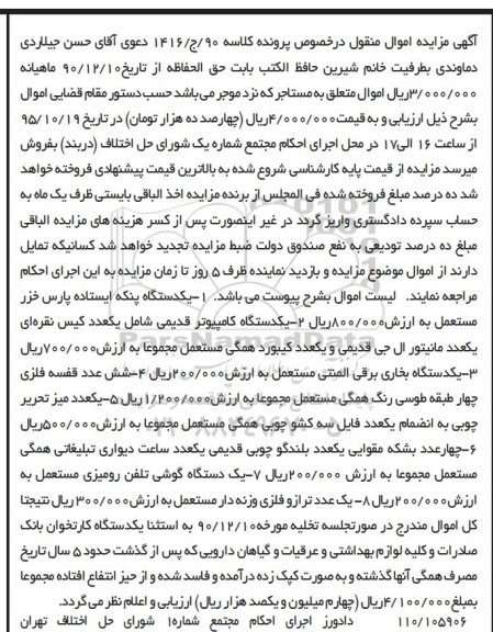مزایده,مزایده یک دستگاه پنکه ایستاده و ... 