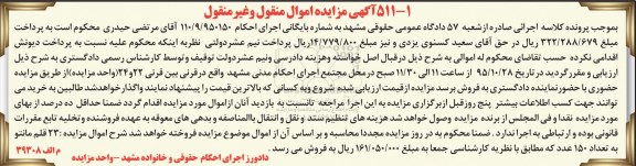 مزایده 23 قلم مانتو به تعداد 150 عدد