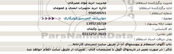 استعلام  چهارردیف کمپرسور کولر گازی