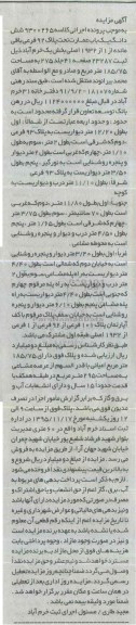 مزایده,مزایده ششدانگ عمارت مساحت 185.75مترمربع
