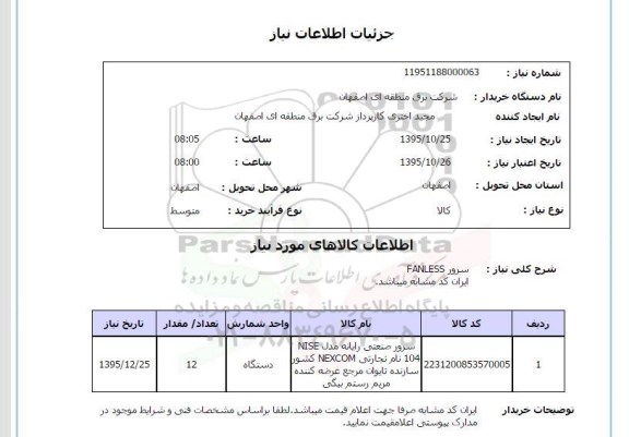 استعلام, استعلام سرور FANLESS