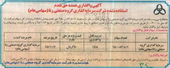 واگذاری عمده حق تقدم