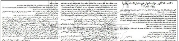مزایده,مزایده ششدانگ پلاک ثبتی با عرصه اصلاحی 470 متر