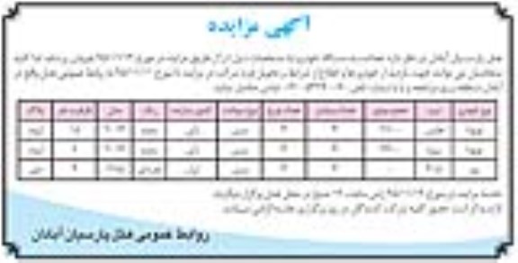 آگهی مزایده,مزایده سه دستگاه خودرو