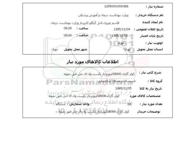 استعلام , استعلام کولر گازی 18000 اینورتردار نکست و ان ال جی 