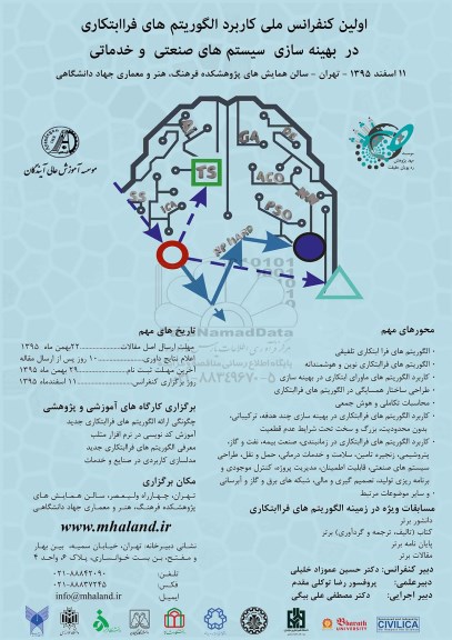 اولین کنفرانس ملی کاربرد الگوریتم های فراابتکاری