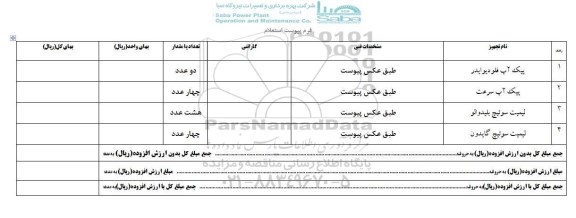 استعلام , استعلام پیک آپ فلودیوایدر 