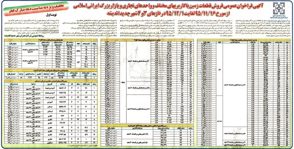 مزایده,مزایده فروش قطعات زمین