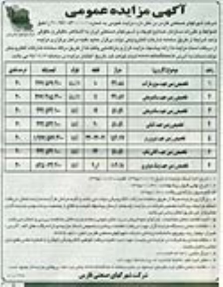 آگهی مزایده عمومی , مزایده تخصیص زمین جهت سوپرمارکت....