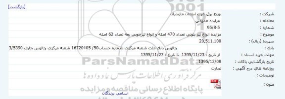 مزایده ،مزایده انواع تیر بتونی تعداد 470 اصله