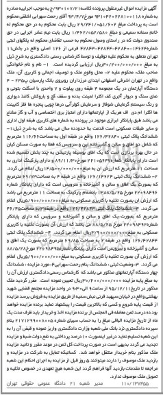 مزایده,مزایده 4 دستگاه آپارتمان