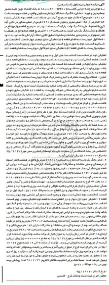 مزایده,مزایده ششدانگ اپارتمان و یکباب واحد تجاری