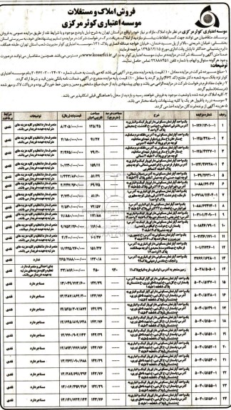 مزایده,مزایده املاک مازاد بر نیاز استان تهران