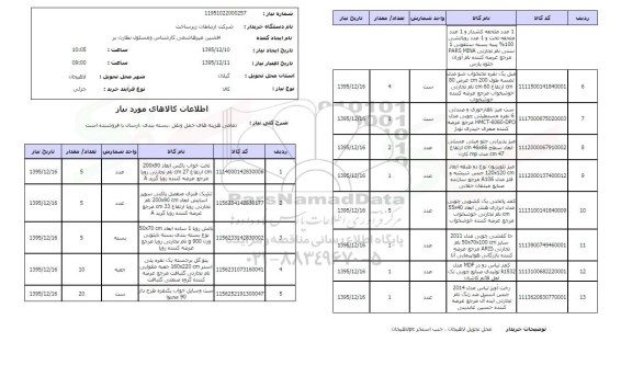 استعلام  تخت خواب