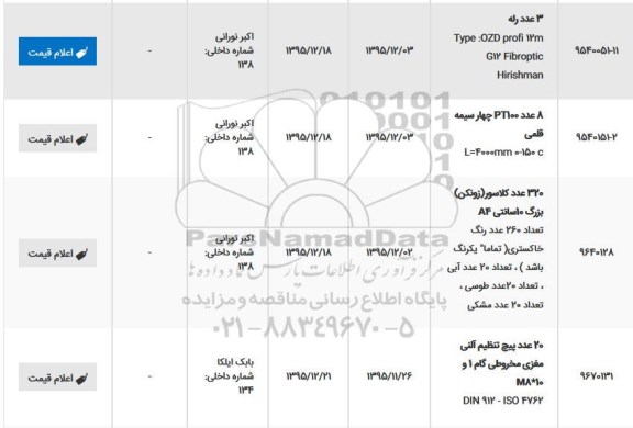 استعلام 3 عدد رله و ...
