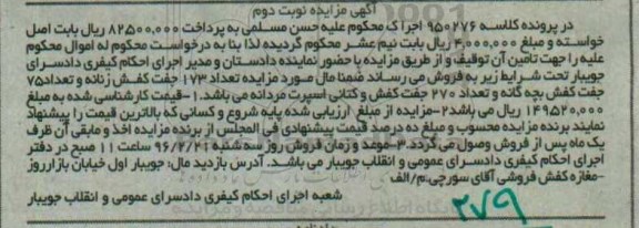 مزایده,مزایده فروش تعداد 173 جفت کفش زنانه....نوبت دوم 