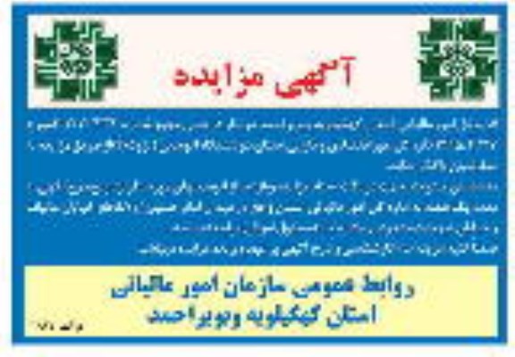 آگهی مزایده,مزایده دو دستگاه اتومبیل پژو 