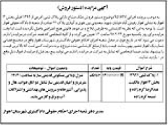 مزایده,مزایده منزل ویلایی مسکونی قدیمی ساز 170.20متر