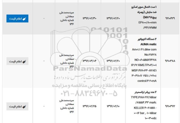 استعلام , استعلام  1 ست اتصال سوپر اسکرو ضد سایش ....