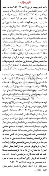 مزایده,مزایده یک واحد تجاری 64.8مترمربع