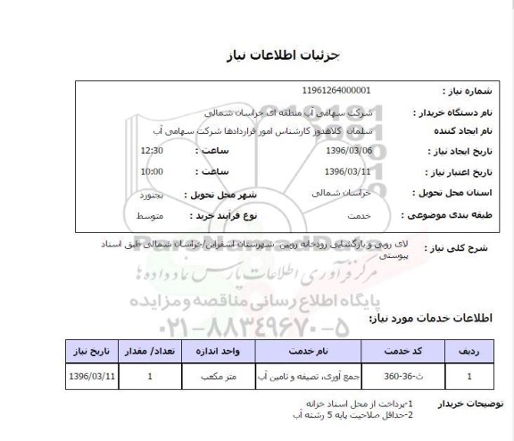 استعلام لای روبی و بازگشایی رودخانه