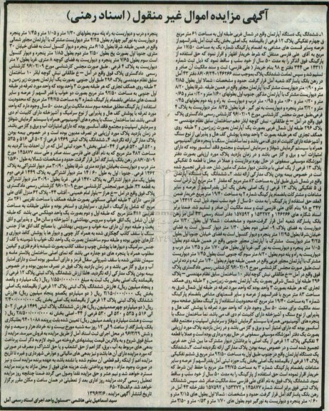 مزایده,ممزایده 4 قطعه ملک