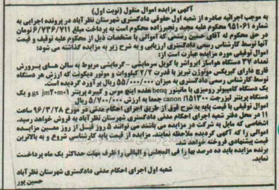 مزایده,مزایده تعداد 37 دستگاه هواساز
