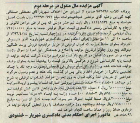 مزایده تعداد 200 عدد شستی ...