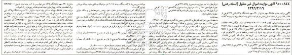 مزایده,مزایده 68.57 سهم مشاع از 240 سهم ششدانگ پلاک ثبتی