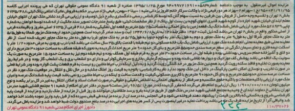مزایده,مزایده ششدانگ زمین با بنای احداثی 55.25متر