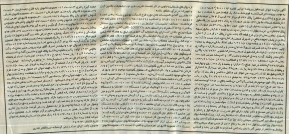 مزایده, مزایده ششدانگ یک قطعه زمین به مساحت 150 مترمربع و ...