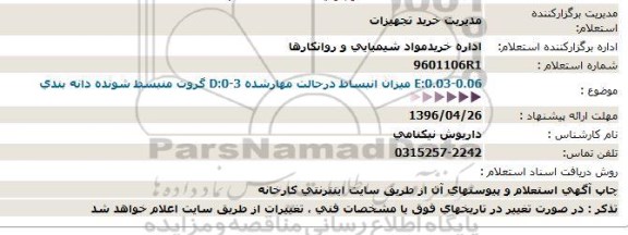 استعلام ، استعلام گروت منبسط شونده دانه بندی.... 