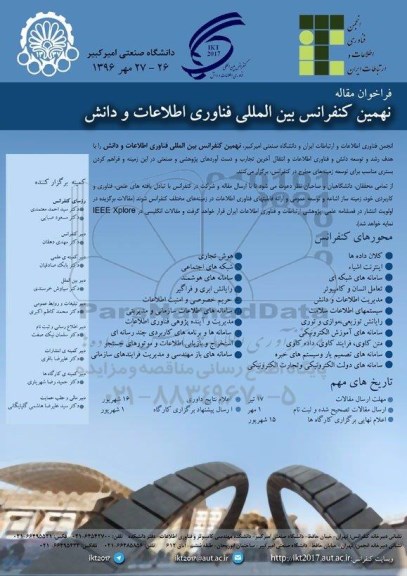 نهمین کنفرانس بین المللی فناوری اطلاعات و دانش