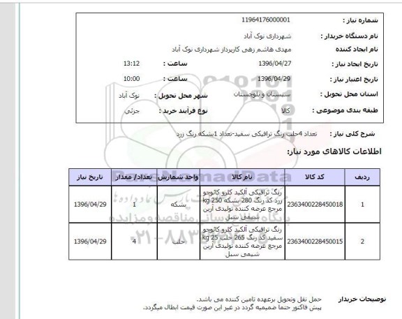 استعلام رنگ ترافیکی