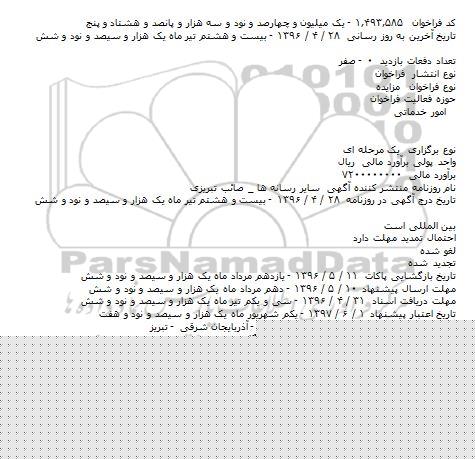 مزایده واگذاری باشگاه اساتید و کارکنان دانشگاه 