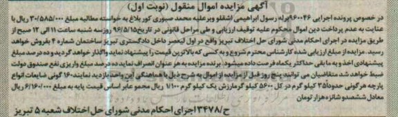 مزایده,مزایده 160 گونی ضایعات انواع پارچه