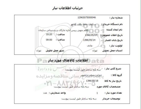 استعلام, استعلام   سه پایه ساچلر 