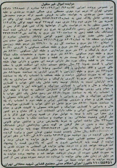 مزایده,مزایده ششدانگ زمین به مساحت 120مترمربع