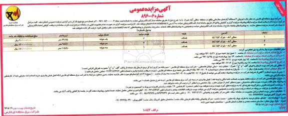 مزایده ,مزایده فروش سه دستگاه آپارتمان سازمانی