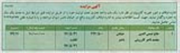 مزایده واگذاری یک باب واحد تجاری موقوفه حاج شمس الدین